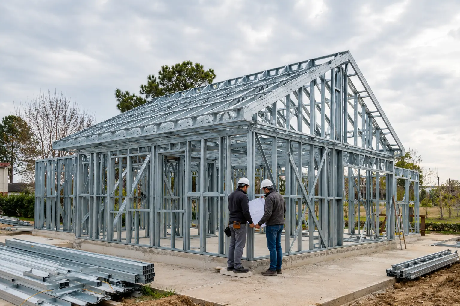 Estructura de Steel Framing Uruguay para calcular precio por m² y alcance