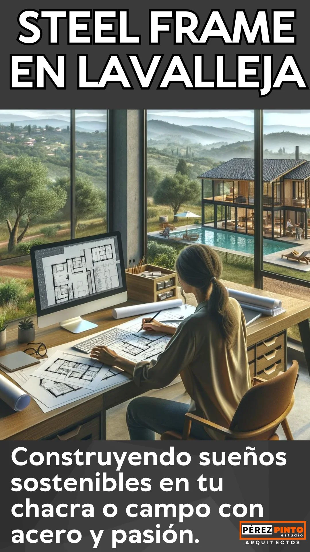 Steel Frame en Lavalleja para tu chacra o casa de campo